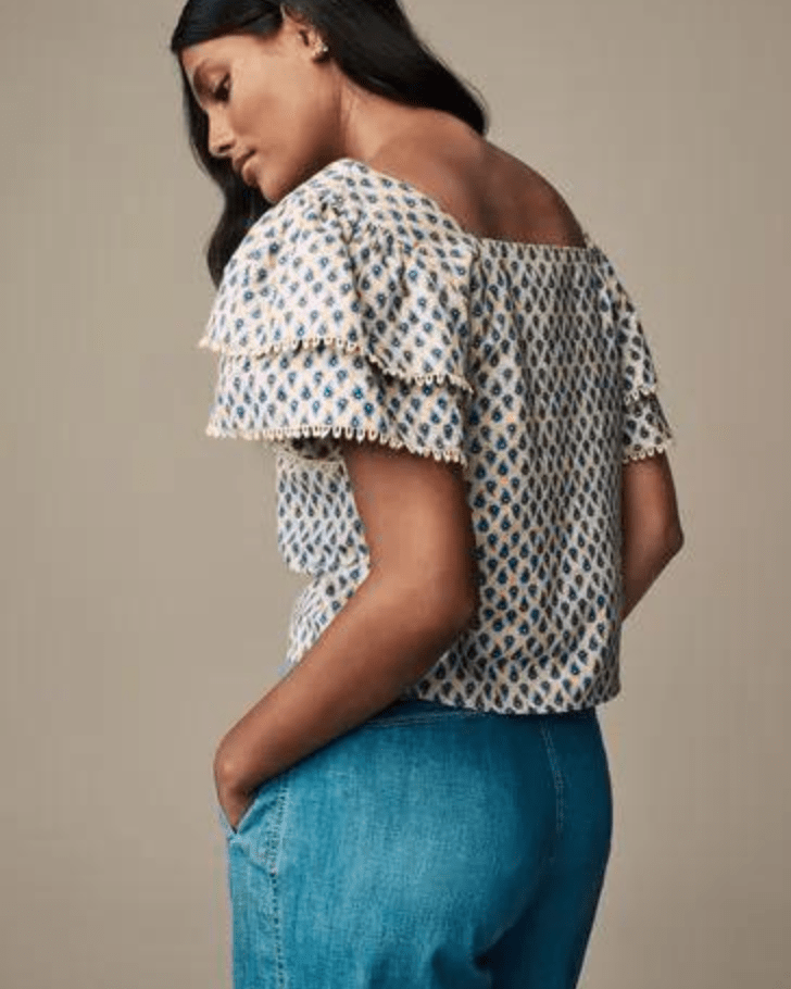 laura ashley linen top